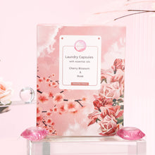 Load image into Gallery viewer, Laundry Capsules - Cherry Blossom & Rose (30 washes)