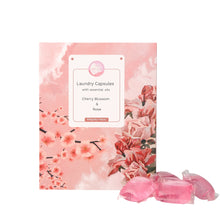Load image into Gallery viewer, Laundry Capsules - Cherry Blossom &amp; Rose (30 washes)
